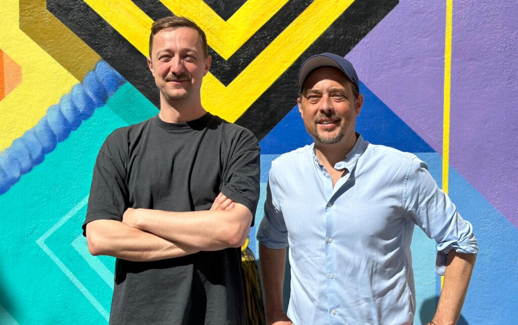 v. l. n. r.: Andreas Göltl, CEO von Media Apparat, und Tibor Fehle, Managing Director von Habegger Austria
