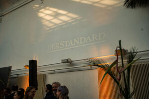 Unter anderem sogenannte Gobos sorgten für einen unvergesslichen Abend im STANDARD-Design